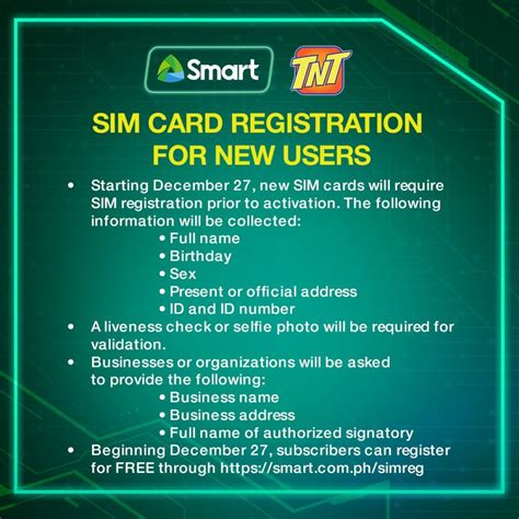 smart ph sim card registration|smart registrations sim.